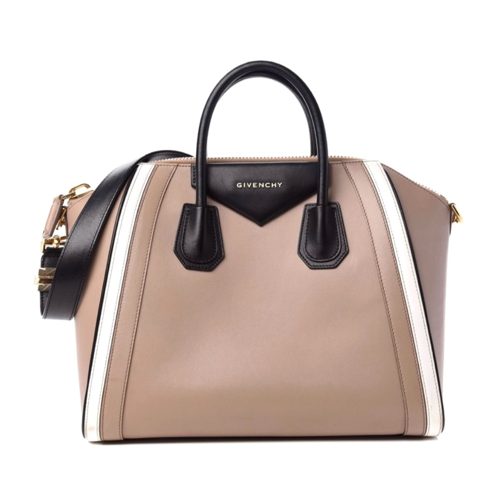 Tri-Color Antigona Beige Black White